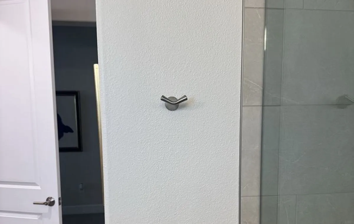 Interior wall and trim after painting